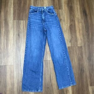 H & M kids high waist wide legs jeans